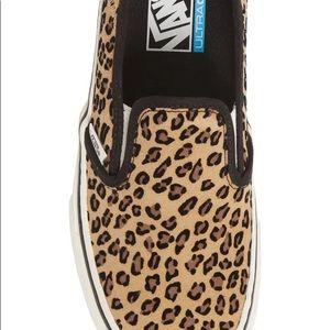 VANS Mini-Leopard Convertible Slip-On Sneaker 7.5